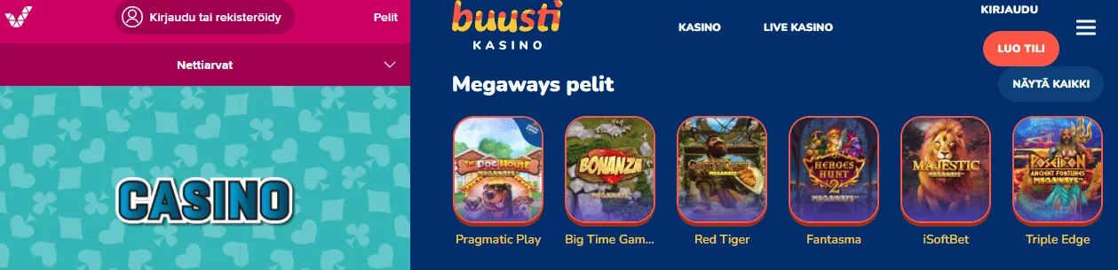 uudet pikakasinot