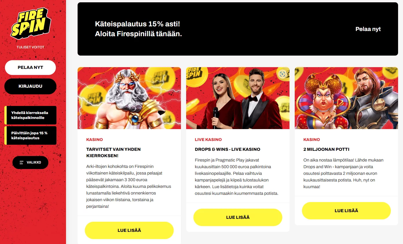 Wizualizacja bonusu Firespin