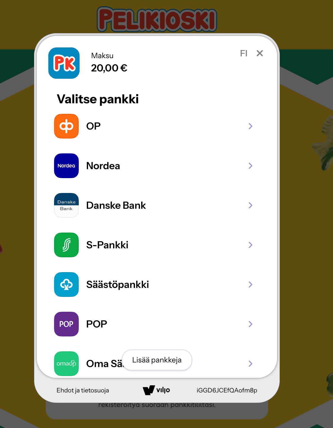 Viljo talletus Pelikioski nettikasinolla Viljo talletus Pelikioski nettikasinolla